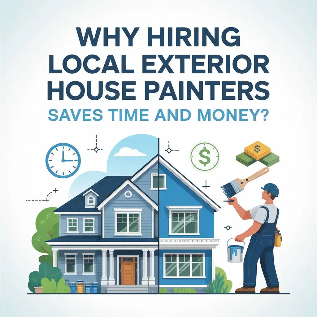 Local Exterior House Painters Save Time and Money Value